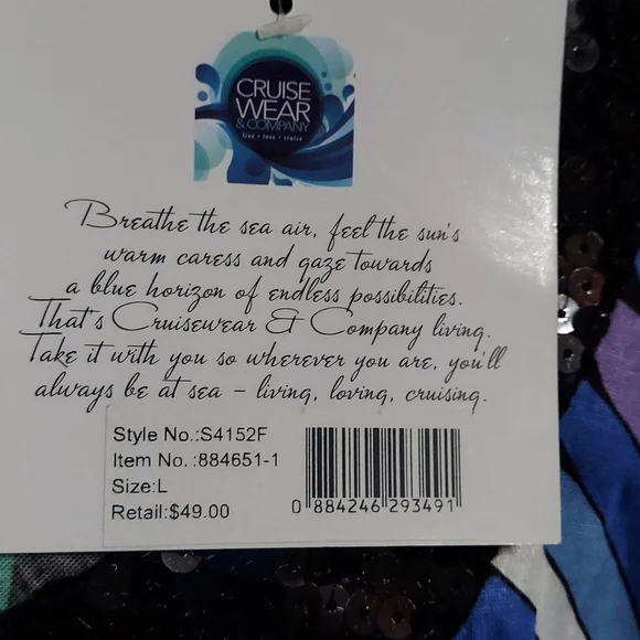 TROPICAL Sleeveless Dress Size L - Picture 3 of 6